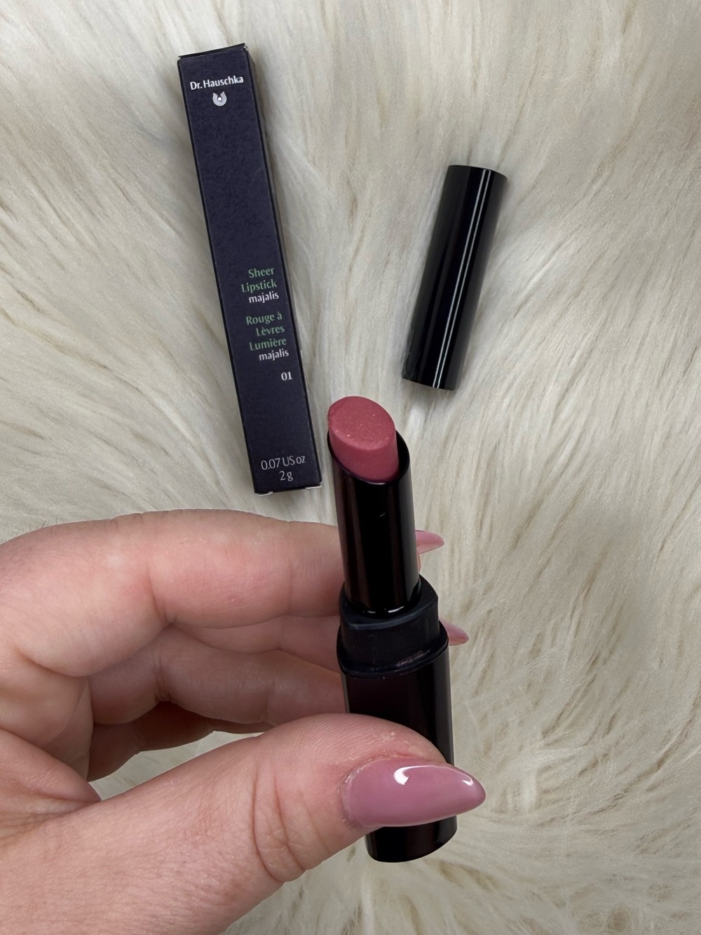 *NEW* Dr. Hauschka Sheer Lipstick - Shade 01 Majalis - Discontinued Color - Picture 8 of 10
